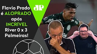 ‘Chupa’! Flavio Prado é aloprado após River Plate 0 x 3 Palmeiras