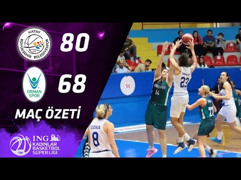 MAÇ ÖZETİ | TUFAN METALURJİ HATAY BŞB 80 - 68 OGM ORMANSPOR | ING KBSL 9. HAFTA