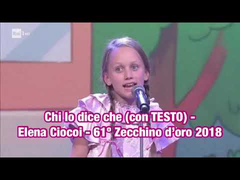 Chi lo dice che (con testo) - 61º Zecchino d’oro 2018
