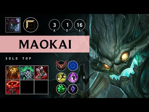 Maokai Top vs Sett - EUW Grandmaster Patch 25.07