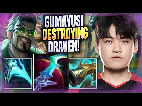 GUMAYUSI DESTROYING WITH DRAVEN! - T1 Gumayusi Plays Draven ADC vs Kalista! | Season 2022