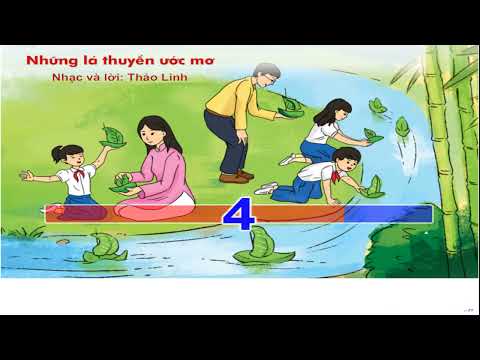 Karaoke Những lá thuyền ước mơ: Chủ đề 6 - SGK Âm nhạc 6 Cánh diều