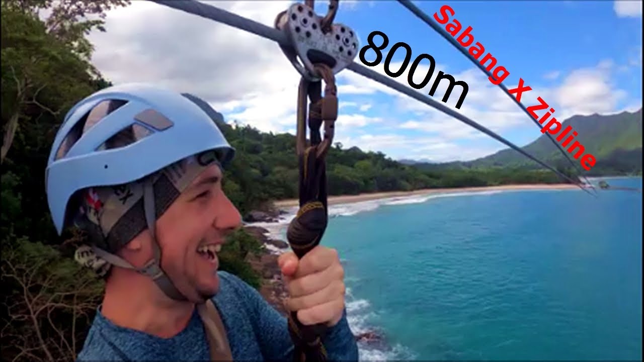 Experience Sabang X Zipline adventure with a tourist.