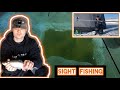 Video Thumbnail for Sight Fishing For Rainbow Trout! | ICE FISHING