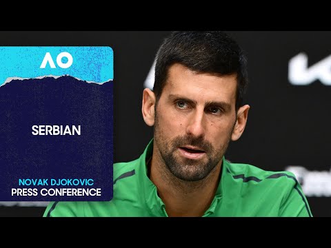 Novak Djokovic Press Conference in Serbian | Australian Open 2026 Final