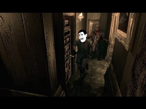 Resident Evil HD - Crimson Head pwns regular Zombie