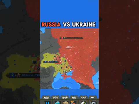 Russia Vs Ukraine #worldbox #superworldbox #shorts #subscribe #europe