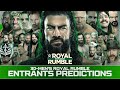 WWE Royal Rumble 2026 Men S Entry Predictions V1