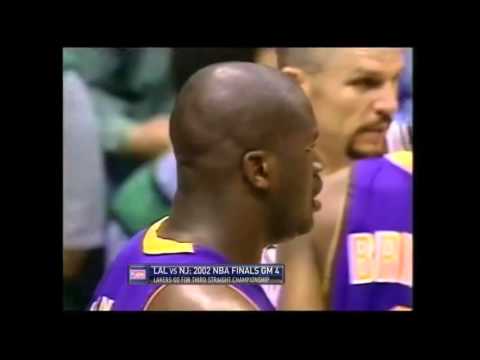 Kobe Bryant Defense on Jason Kidd (2002 Finals G4 4Q)