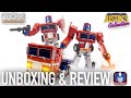 Self Transforming Robosen Optimus Prime Transformers Figure Unboxing & Review