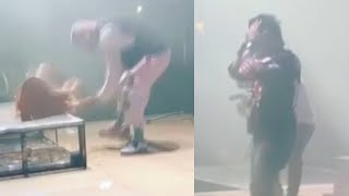 Ivan Moody Destroys Jason Hook&#39;s Guitar At Five Finger Death Punch Show