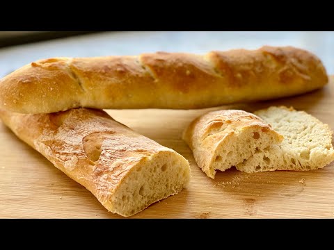 🥖 BAGUETTE MAISON SANS PÉTRISSAGE/ROBOT/MOULE 🥖 la recette express et inratable. Deli Cuisine
