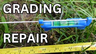 Repair Grade Around House - Reverse Grade Fix