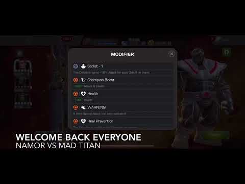Namor VS Nameless Thanos AQ boss