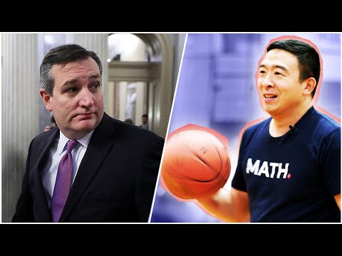 Ted Cruz Ducked out of Charity Basketball Game vs. Andrew Yang