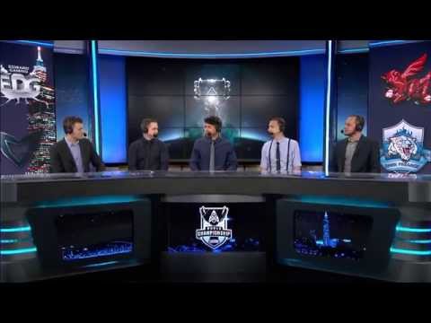 ahq vs DP Post-Game Analist Desk | LoL World Championship 2014