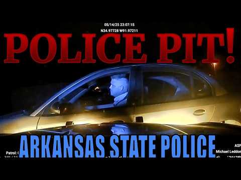 3rd Time DUI Offender: Wild Chase Ends with Arkansas State Police PIT Maneuver! #police #dui