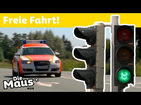 Wie funktioniert eine Ampelschaltung für Rettungswagen? | DieMaus | WDR