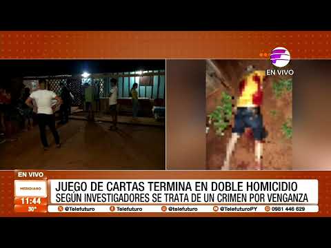 Juego de cartas termina en doble homicidio