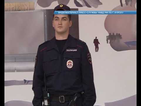 Полицейские приняли участие в церемонии посвящения курских школьников в кадеты
