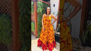 Kitenge wrap max dress style #zamakalefashion #latestafricaprint #africanfashion #africanclothion