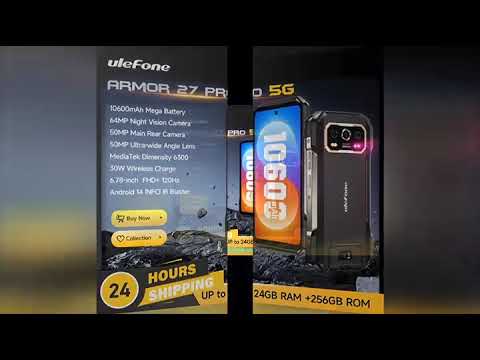 ✔️Best ?World Premiere?Ulefone Armor 27 Pro 5G Rugged Phone 10600mAh Smartpho