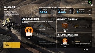 Season 10 Week 4 Solo Challenge 1 - Ghost Recon Wildlands No Commentary