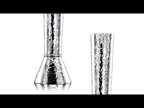 Sterling silver Hammered Candlesticks