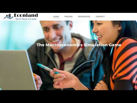Macroeconomics Simulation: Econland (High School) - Student Video