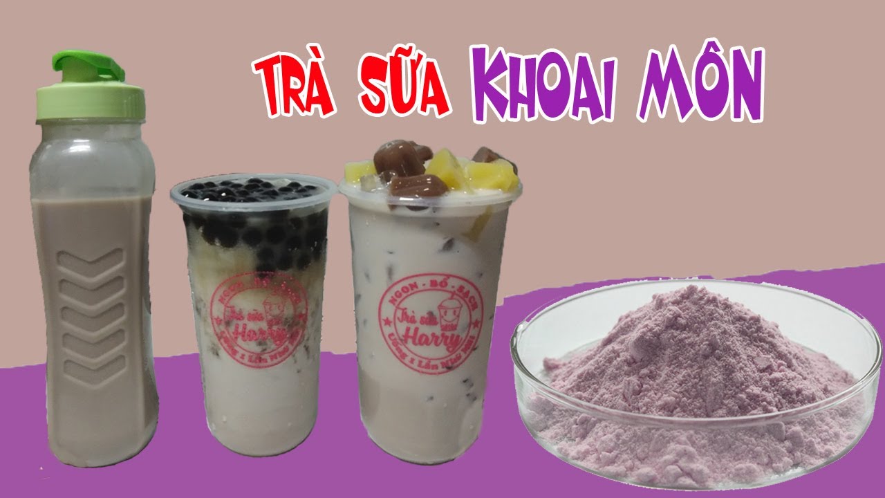 Cách Nấu Trà Sữa Khoai Môn