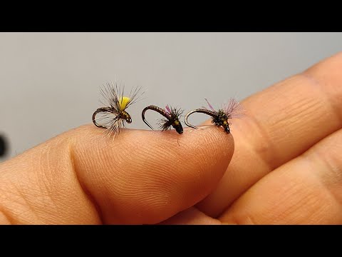 Winter Pattern Fly Tying - Midge Emerger Patterns / Stripping Peacock Quills Using a Eraser
