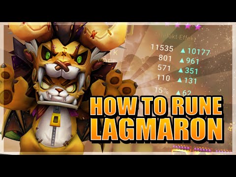 SUMMONERS WAR 💥 How to Rune Lagmaron die Wind Chimäre - Lagmaron Rune Build & Test (Deutsch/German)