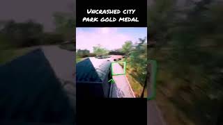 Uncrashed city park gold medal | FPV RACING | #shorts #fyp #gold