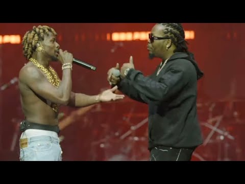 Moment Asake bring out Olamide on stage at o2 Arena sold out concert London as they perform 😳