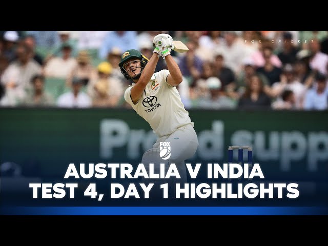 Australia v India – Fourth Test, Day 1 Highlights I 26/12/24 I Fox Cricket