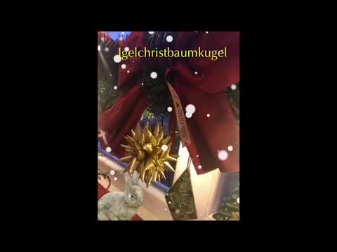 Igelchristbaumkugel basteln mit Schul Frey
