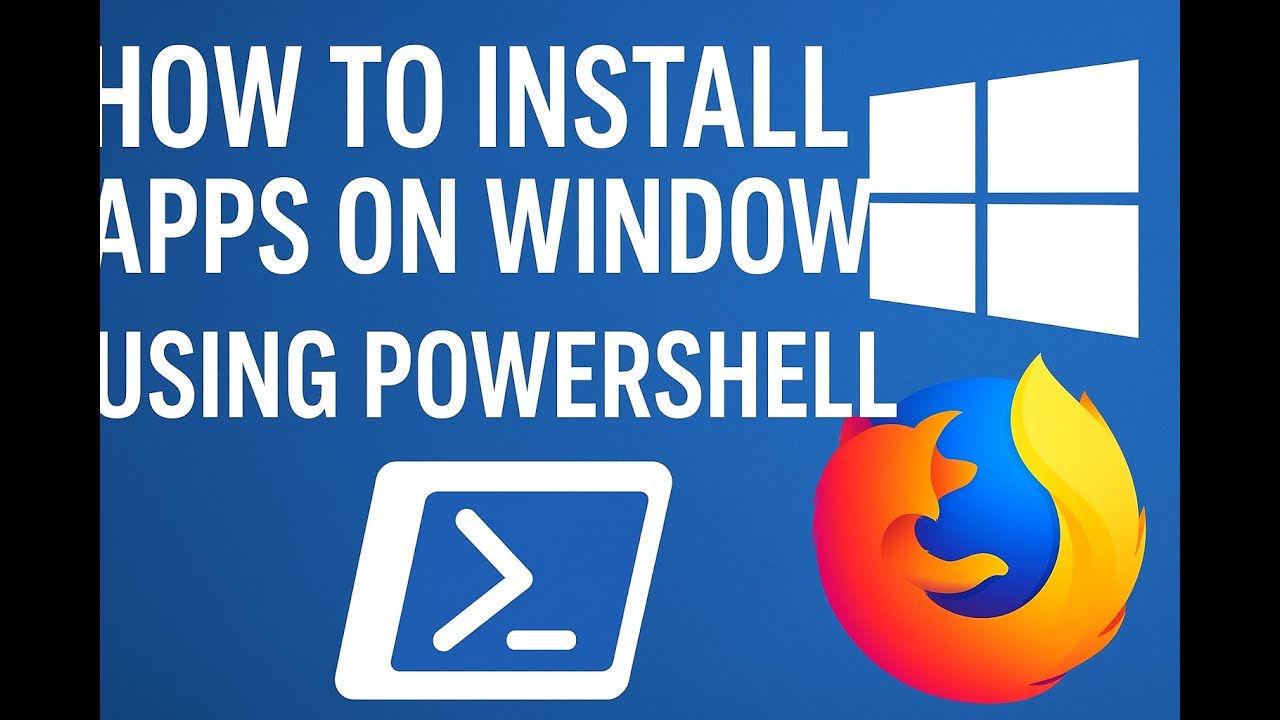 Install ANY App on Windows Using PowerShell + winget (Example: Firefox)