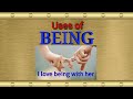 Spoken English Class in Malayalam Uses of 'being'