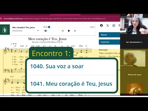 Hinário Novo | Encontro 1: 1041 e 1040