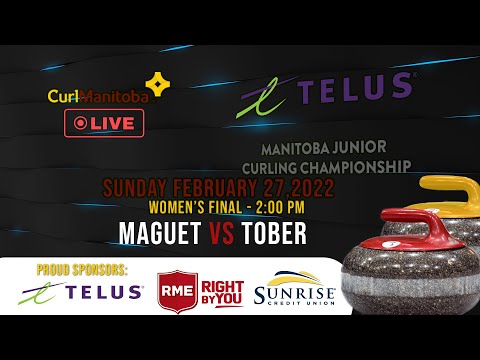2022 TELUS Junior Curling Championship 27-Feb Sunday 2 PM - Women's Final