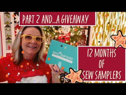 The Twelve Months of Sew Samplers Part 2 May through October and a Giveaway