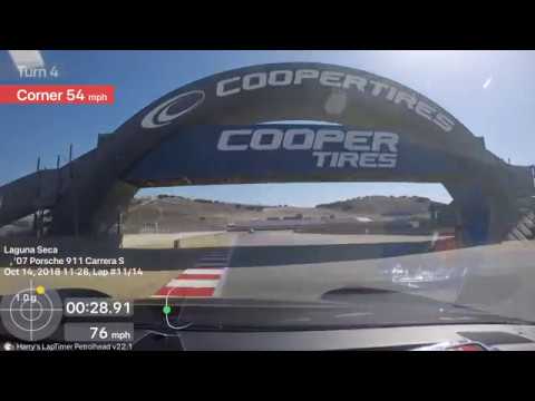 Porsche 911 S - Laguna Seca - 1:49.21 - Oct 14 2018