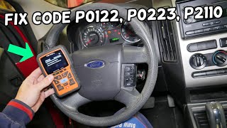 FORD EDGE CODE P0122 P0223 P2110 FIX. THROTTLE PEDAL POSITION SENSOR
