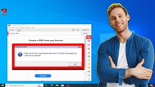 حل مشكلة File Is Damaged And Could Not Be Repaired برنامج Adobe Acrobat Pdf