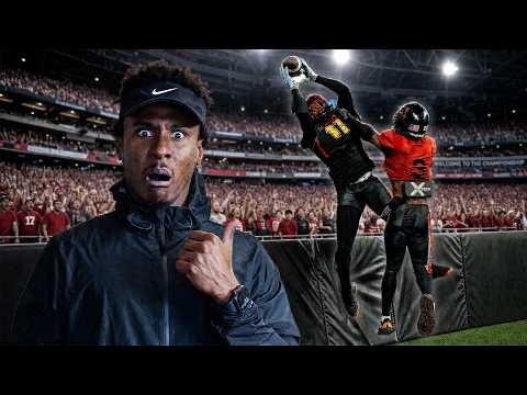 The Most DANGEROUS Football League In America.. (He Got Knocked Out)