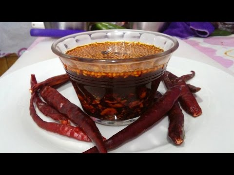 Salsa de aceite y chile, Receta #105, SALSA BRAVA Video