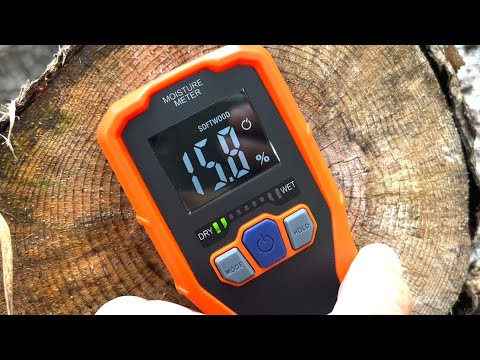 Klein ET140 Moisture Meter: Firewood, drywall, masonry, hardwoods. Pinless design senses 3/4" deep.