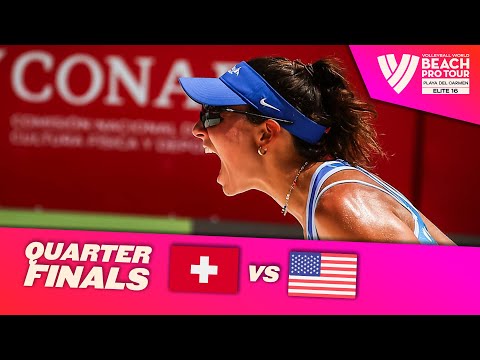 Hüberli/Kernen vs. Shaw/Cheng - Quarter Final Highlights | Playa del Carmen 2025 #BeachProTour