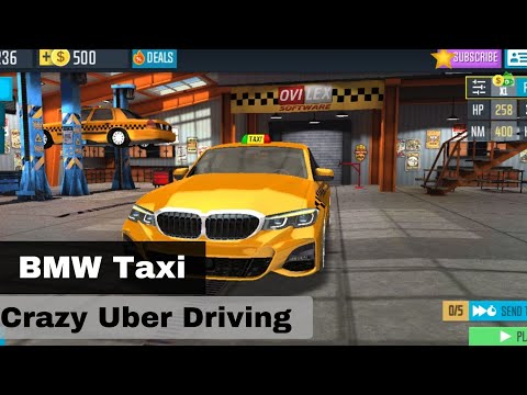 Taxi sim 2022 | BMW Taxi Crazy Uber Driving