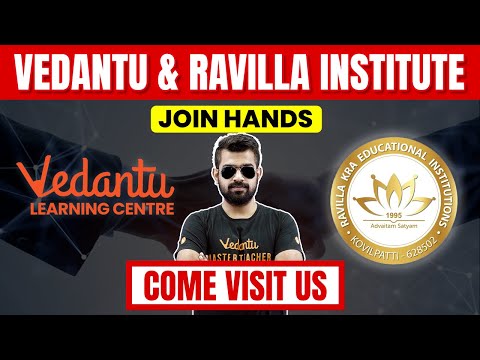 Ravilla Institute and Vedantu Join Hands | Come Visit Us | Shimon Sir 🔥